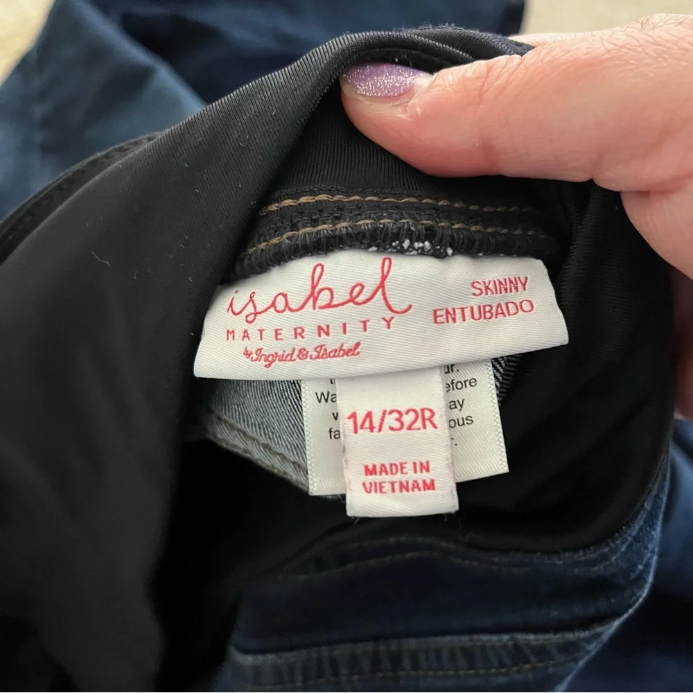 Isabel maternity jeans 14 / 32R - Picture 2 of 5
